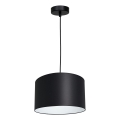 Deckenleuchte an Kabel ARDEN 1xE27/60W/230V Ø 25 cm schwarz/weiß
