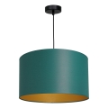 Deckenleuchte an Kabel ARDEN 1xE27/60W/230V Ø 40 cm grün/gold