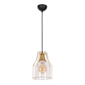 Deckenleuchte an Kabel ARIA 1xE27/60W/230V goldfarben