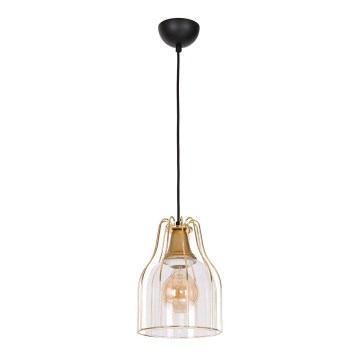 Deckenleuchte an Kabel ARIA 1xE27/60W/230V goldfarben