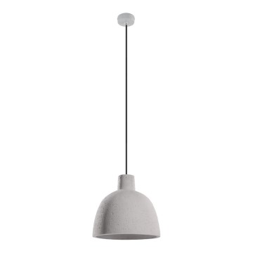 Deckenleuchte an Kabel DAMASO 1xE27/60W/230V Beton