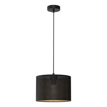Deckenleuchte an Kabel LOFT SHADE 1xE27/60W/230V Ø 25 cm schwarz/gold