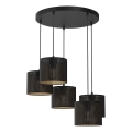 Deckenleuchte an Kabel LOFT SHADE 5xE27/60W/230V schwarz/gold