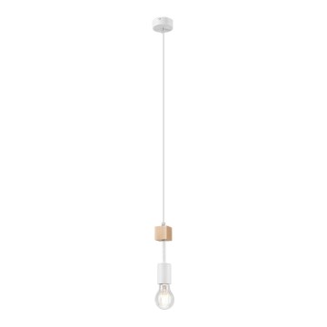 Deckenleuchte an Kabel ORAZIO 1xE27/60W/230V Buche