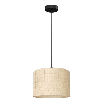 Deckenleuchte an Kabel RATTAN 1xE27/60W/230V Ø 25 cm Rattan