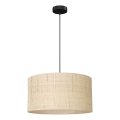 Deckenleuchte an Kabel RATTAN 1xE27/60W/230V Ø 40 cm Rattan