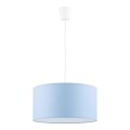 Deckenleuchte an Kabel RONDO KIDS 1xE27/15W/230V blau
