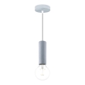 Deckenleuchte an Kabel SAGA 1xE27/40W/230V grau