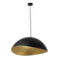 Deckenleuchte an Kabel SOLARIS 1xE27/60W/230V Ø 48 cm schwarz/gold
