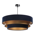Deckenleuchte an Kabel TRINITI 1xE27/60W/230V blau/gold