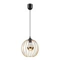 Deckenleuchte an Kabel ZOYA 1xE27/60W/230V goldfarben