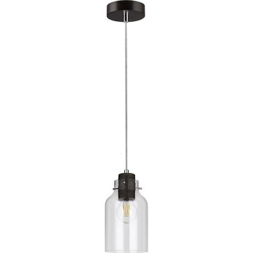 Deckenleuchte an Seil ALESSANDRO 1xE27/60W/230V Buche