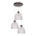 Deckenleuchte an Seil AURA 3xE27/60W/230V Buche