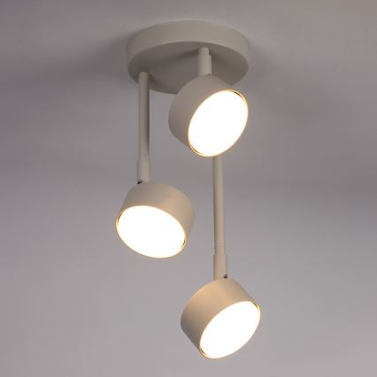 Deckenleuchte an Stange NEMO 3xGX53/12W/230V beige