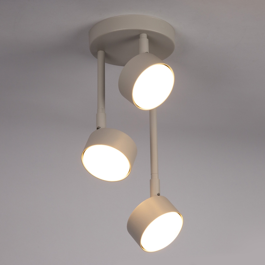Deckenleuchte an Stange NEMO 3xGX53/12W/230V beige