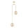 Deckenleuchte an Stange VECTOR 2xE14/10W/230V golden