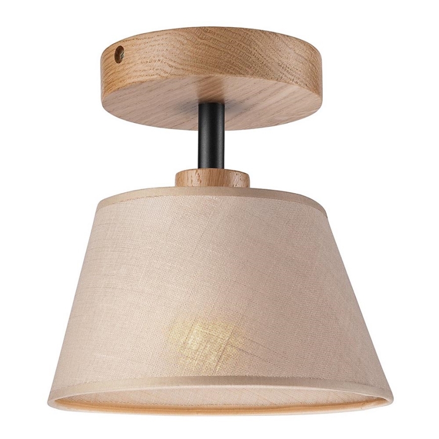 Deckenleuchte ANTONIO 1xE14/60W/230V Beige/Eiche