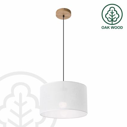 Deckenleuchte an Kabel ANTONIO 1xE27/60W/230V Eiche