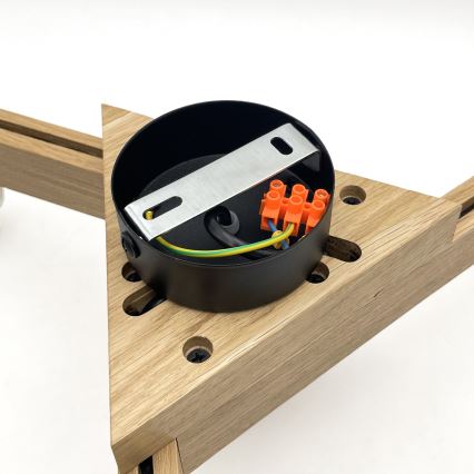 Deckenleuchte ANTONIO 3xE14/40W/230V Eiche