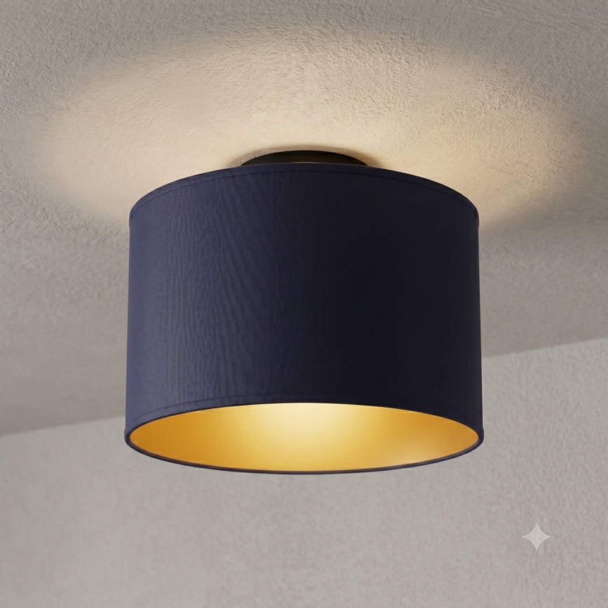 Deckenleuchte ARDEN 1xE27/15W/230V Ø 25 cm blau