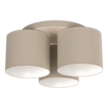 Deckenleuchte ARDEN, 3× E27/15W/230V, Ø 30 cm, beige