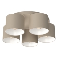 Deckenleuchte ARDEN 5xE27/15W/230V, Ø 58 cm, beige