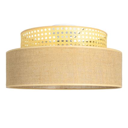 Deckenleuchte BOHO 1xE27/60W/230V d 40 cm Rattan