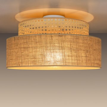 Deckenleuchte BOHO 1xE27/60W/230V Rattan