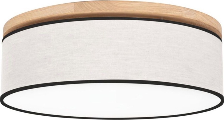 Deckenleuchte BOHO 4xE27/25W/230V Ø 58 cm Eiche