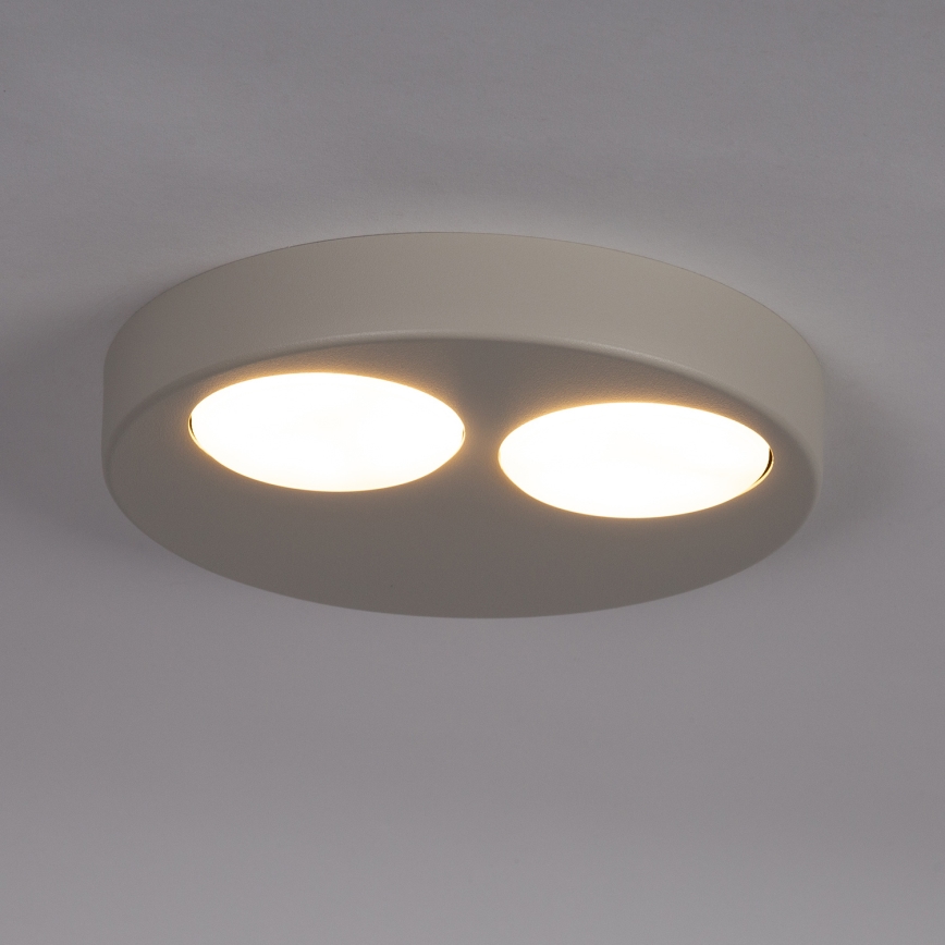 Deckenleuchte BROS 2xGX53/12W/230V beige