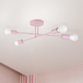 Deckenleuchte CAMBRIDGE 4xE27/15W/230V rosa