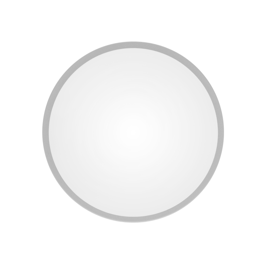 Deckenleuchte CLEO für Badezimmer mit Sensor, 2xE27/24W/230V, Ø 30 cm, grau, IP54