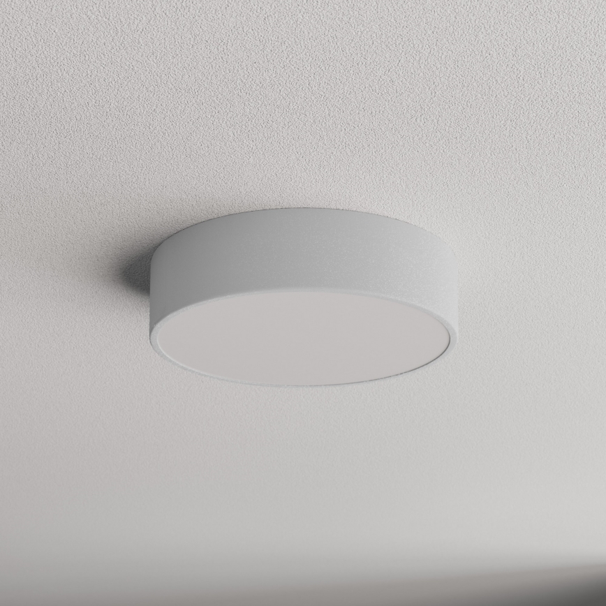 Deckenleuchte CLEO für Badezimmer mit Sensor, 2xE27/24W/230V, Ø 30 cm, grau, IP54