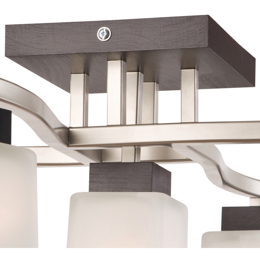 Deckenleuchte DANA 5xE14/40W/230V Buche