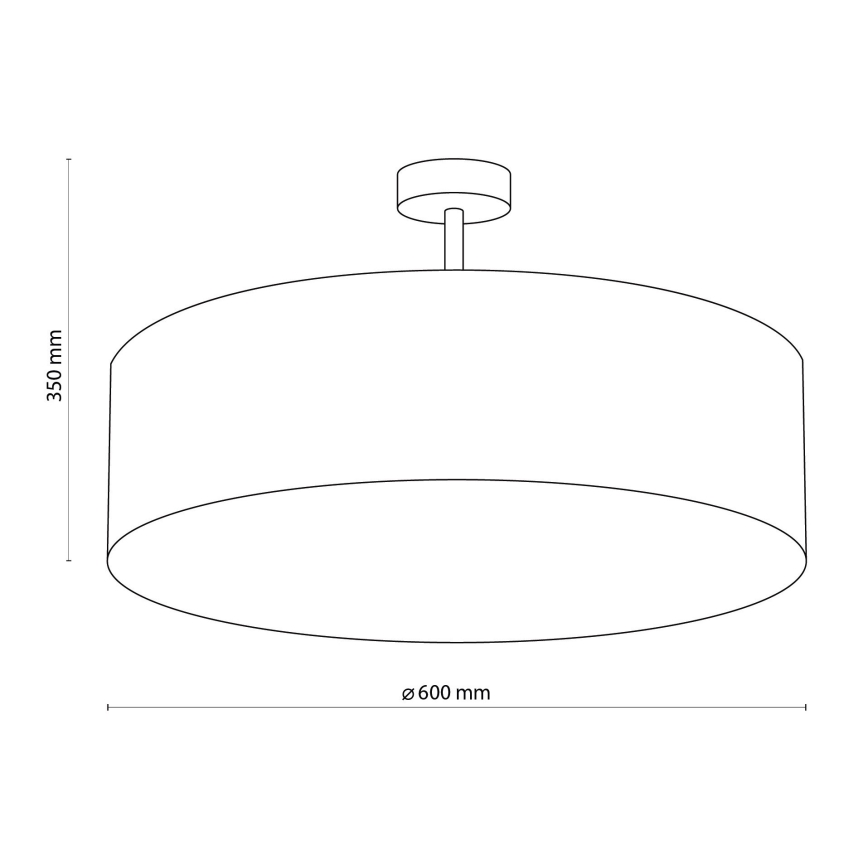 Deckenleuchte an Stange FILIPPO 4xE27/60W/230V