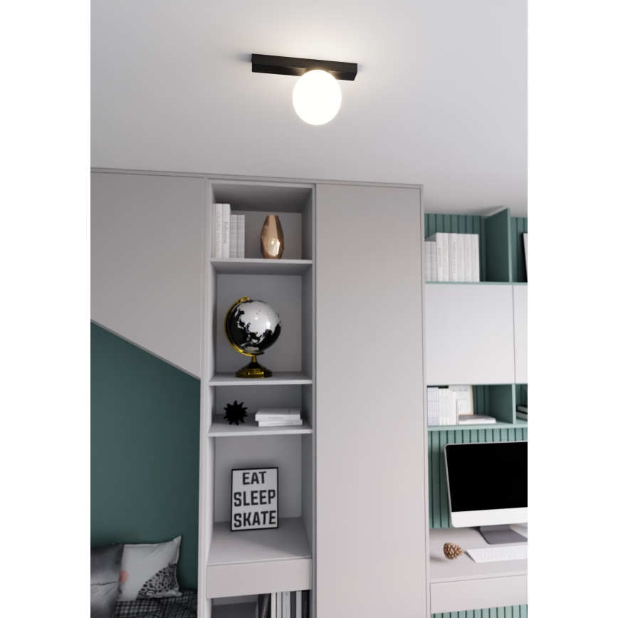 Deckenleuchte FIT 1xE14/10W/230V schwarz/weiß