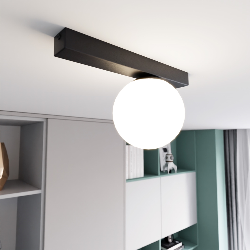 Deckenleuchte FIT 1xE14/10W/230V schwarz/weiß