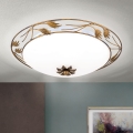 Deckenleuchte FLEUR 3xE27/60W/230V d 50 cm bronzen