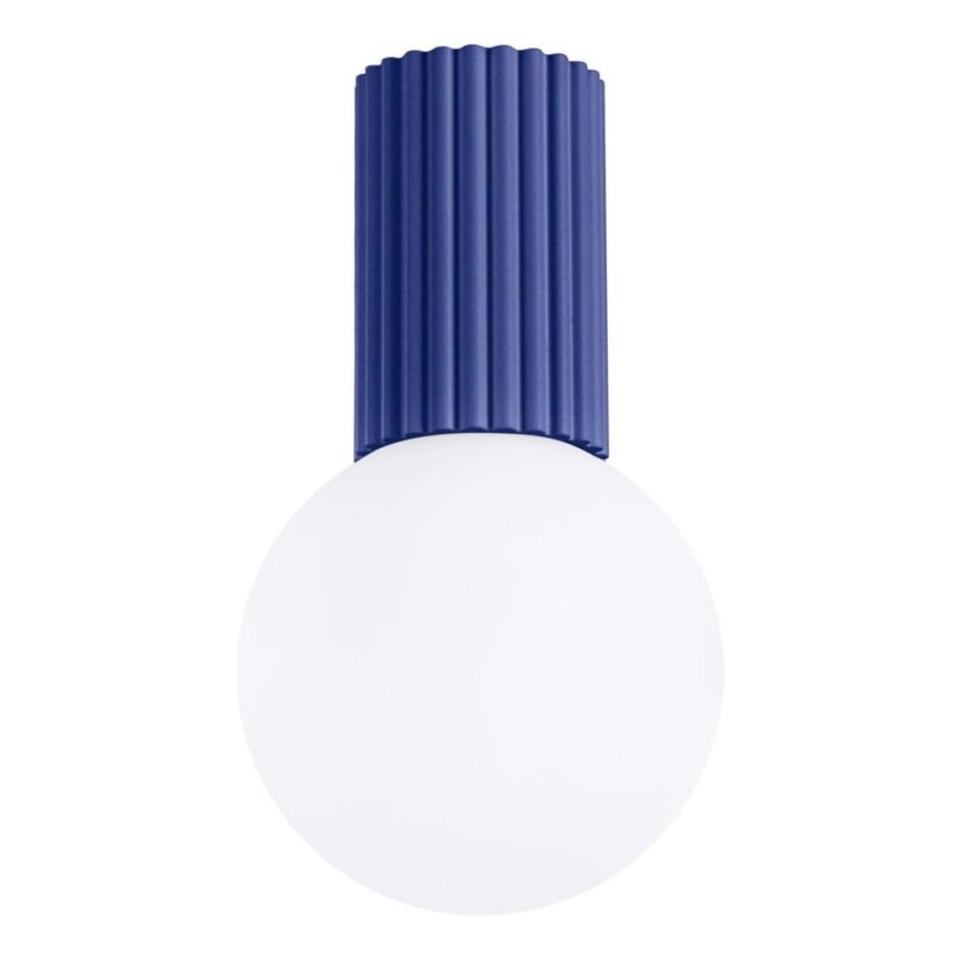 Deckenleuchte für Badezimmer HALO 1xG9/8W/230V d 12 cm IP44 blau