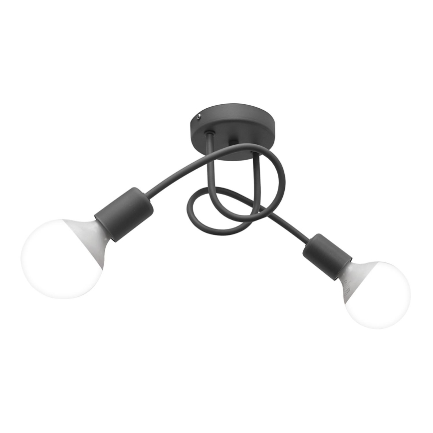 Deckenleuchte für Kinder OXFORD 2xE27/15W/230V grau