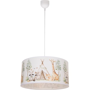 Deckenleuchte für Kinderzimmer KIDS ROOM 1xE27/60W/230V Ø 40 cm mit Tiermotiven