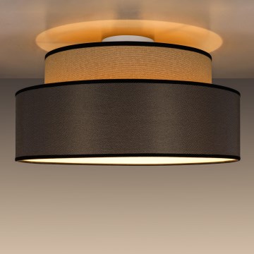 Deckenleuchte GRACE 1xE27/60W/230V beige/braun