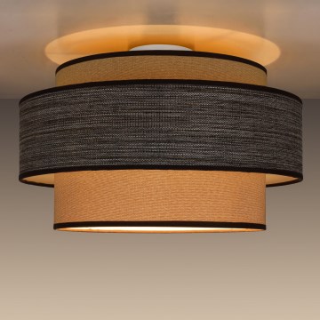 Deckenleuchte GRACE 1xE27/60W/230V beige/braun