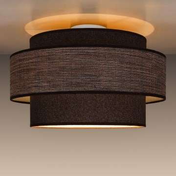Deckenleuchte GRACE 1xE27/60W/230V braun/beige