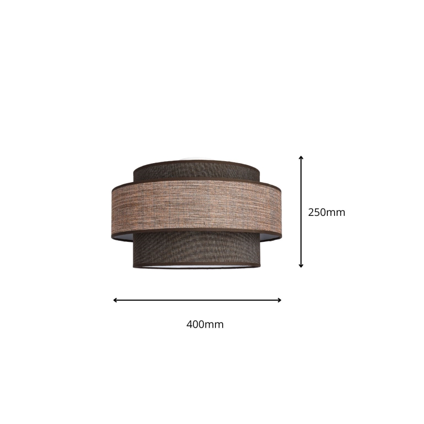 Deckenleuchte GRACE 1xE27/60W/230V braun/beige
