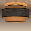 Deckenleuchte GRACE 1xE27/60W/230V d 40 cm beige/braun