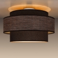 Deckenleuchte GRACE 1xE27/60W/230V d 40 cm braun/beige