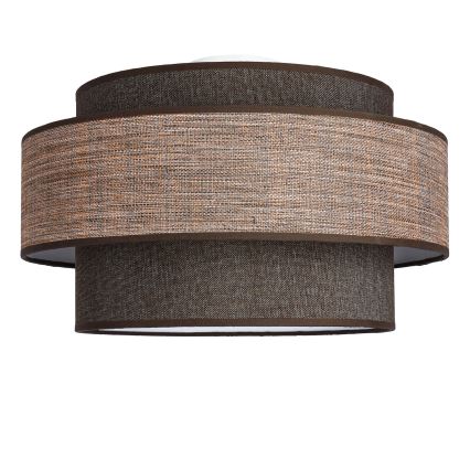Deckenleuchte GRACE 1xE27/60W/230V d 40 cm braun/beige