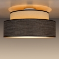 Deckenleuchte GRACE 1xE27/60W/230V d 40 cm cremefarben/braun
