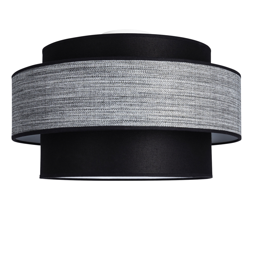 Deckenleuchte GRACE 1xE27/60W/230V d 40 cm schwarz/grau